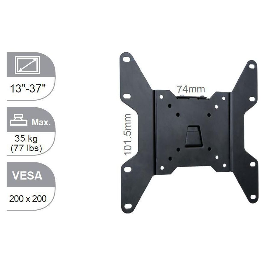 Wall mount for monitor screens 13-37"